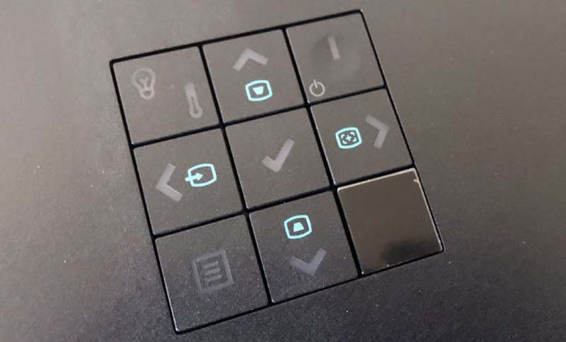Dell-Advanced-Projector-P519HL_Control-Panel