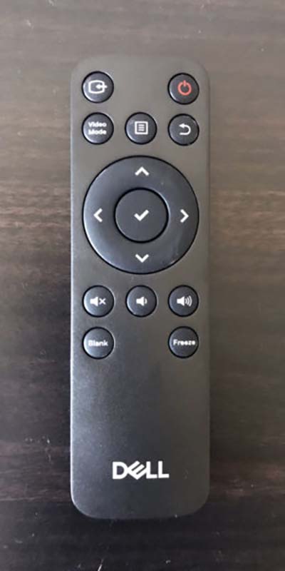 Dell-Advanced-Projector-P519HL_Remote