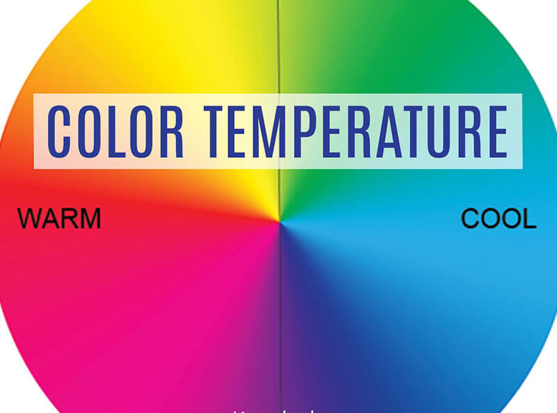 مرحله ششم: تنظیم دمای رنگ (Color Temperature)