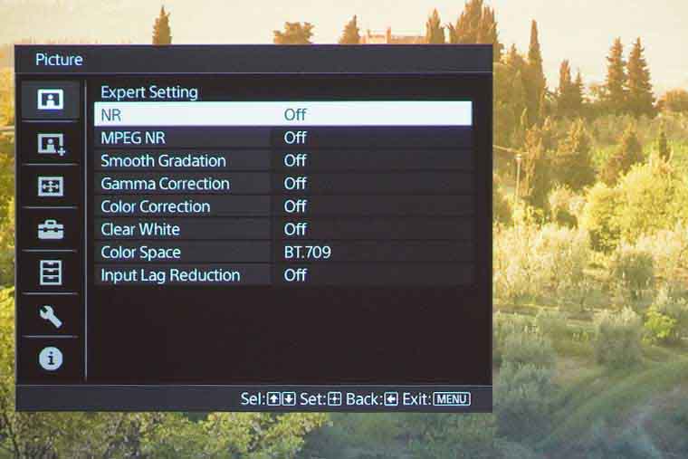 Sony-VW715ES-Menu