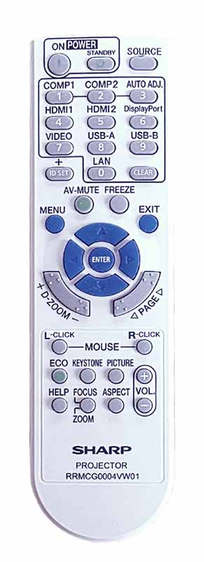 Sharp-XP-P701U-W_Remote