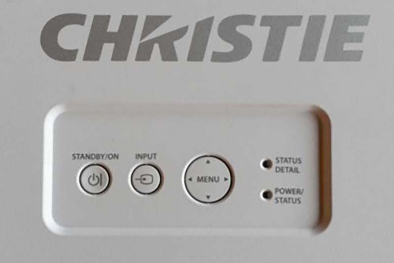 Christie-LWU530-Control-Panel