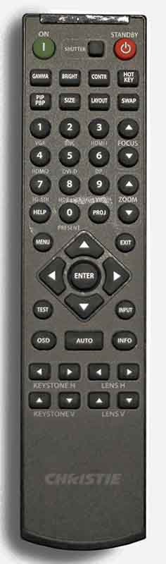 Christie-D16HD-HS-remote