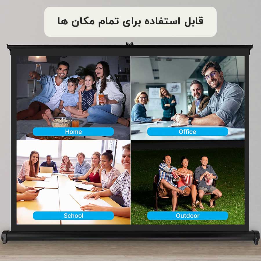 پرده نمایش پروژکتور قابل حمل چیست؟