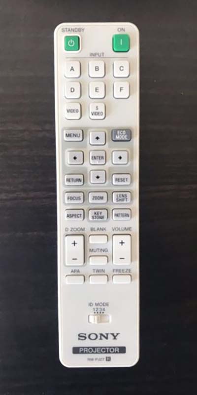 Sony-VPL-FHZ61_Remote