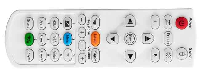 Optoma-ZH403-Remote