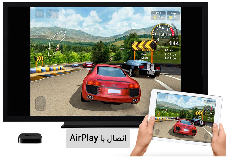 اتصال ویدئو پروزکتور با  air play