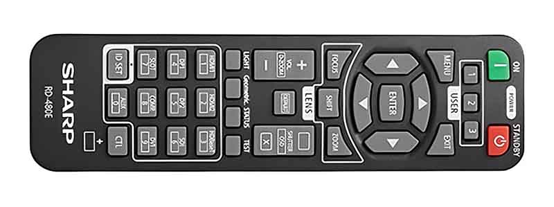 Sharp-XP721Q-W-Review_Remote
