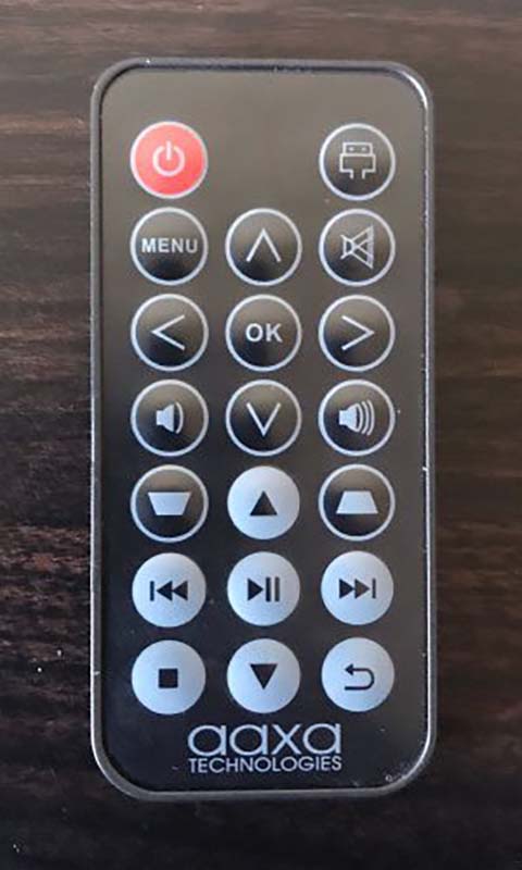 AAXA-M5-Projector-Remote