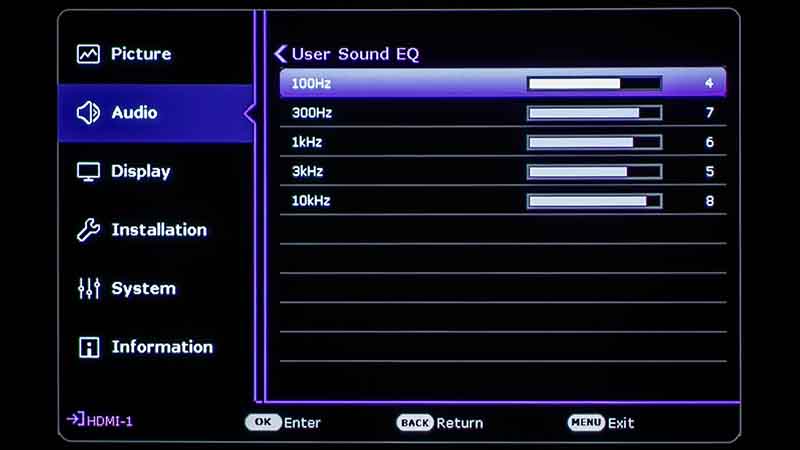 BenQ-TK700-Menu-Sound-Mode-EQ