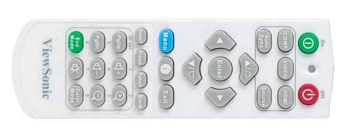Viewsonic-PA504W-Review_Remote