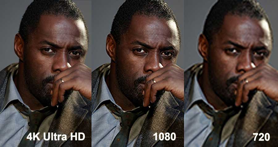 تفاوت بین 1080P و 4K