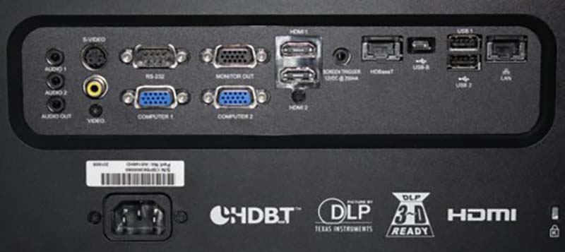 InFocus-IN5148HD-Connector-Panel