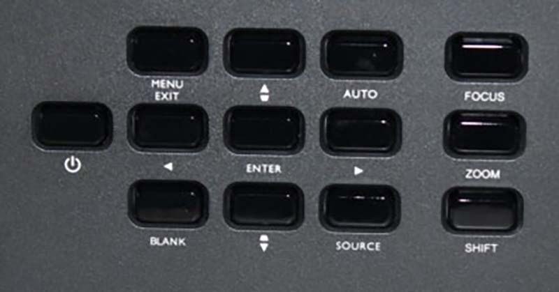 InFocus-IN5148HD-Control-Pad