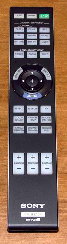 Sony-VPL-VW885ES-4K-Projector-Remote-Control